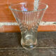 Vintage 1970s Moulded Glass Vase