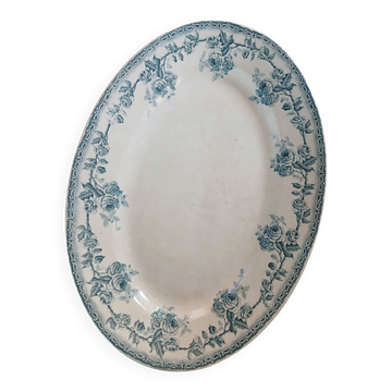 Old ironstone plate from Choisy le Roi