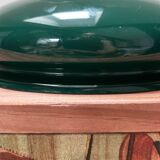 Green opaline wall light