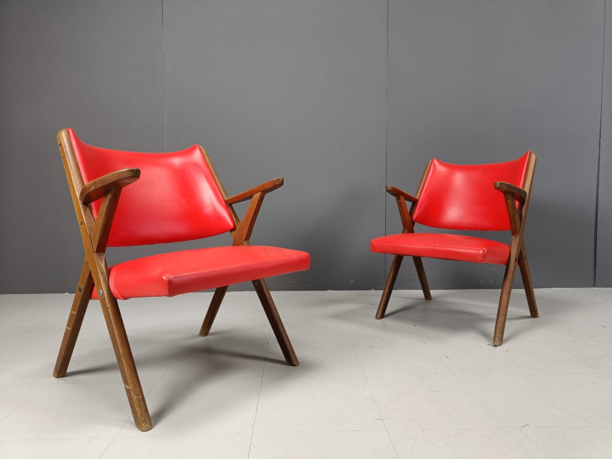 Fauteuils des années 60 par Dal Vera, ensemble de 2