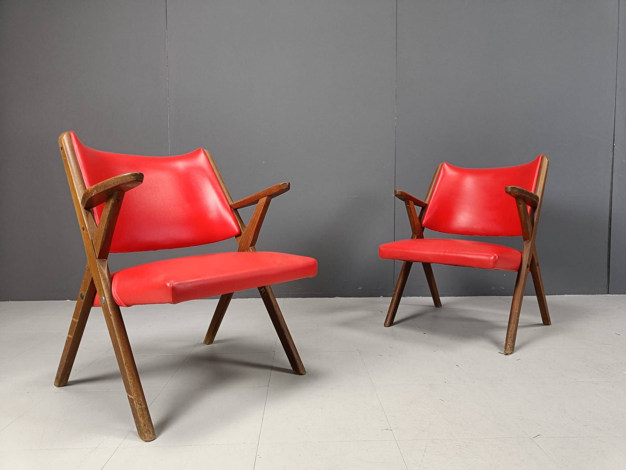 Mid-century armchairs by Dal Vera, 1960s - set of 2