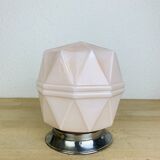 Art Deco pink opaline wall light, 1930/1940, ceiling light