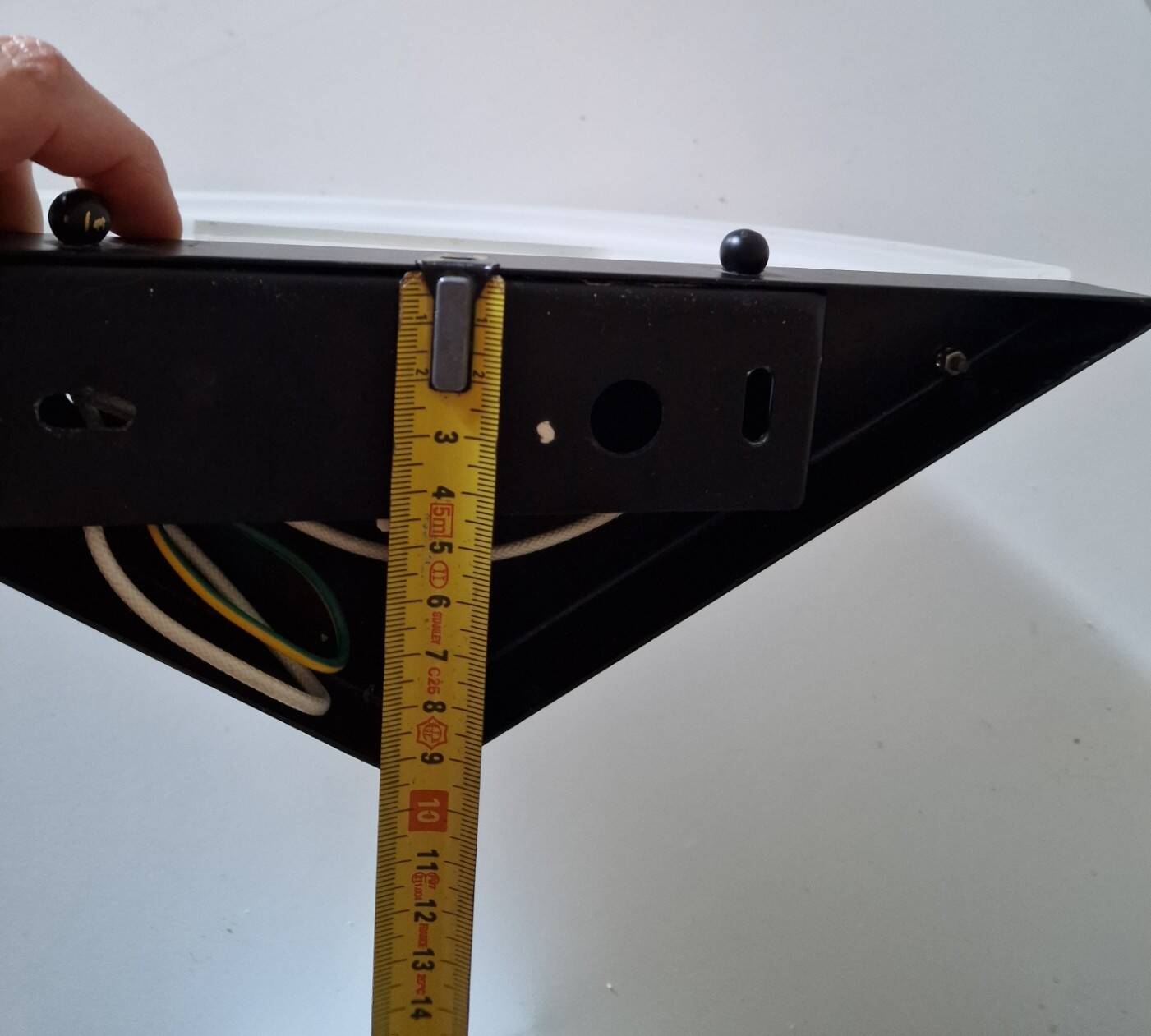 Pair of Italian design wall sconces in glass, art deco style.