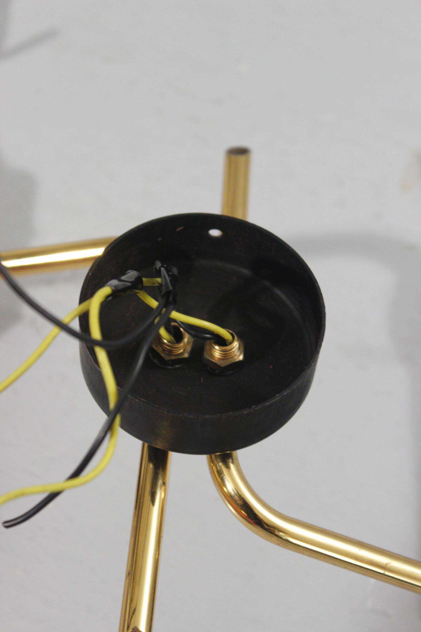 Pair of wall sconces 1950s style Arlus Lunel