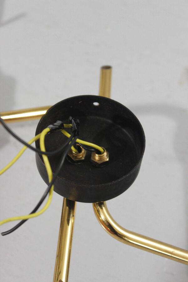 Paire d'appliques murales 1950s style Arlus Lunel