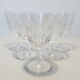 Set de 6 verres a eau en cristal de Baccarat modèle casino.