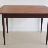 Folding teak dining table