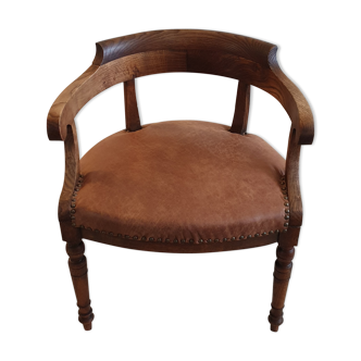 Chaise de notaire rénovée