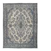 Tapis persan bleu marine à motif classique, 311x402 cm