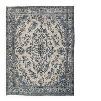 Classic Pattern Navy Blue Persian Rug, 311x402Cm