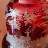 Bohemian crystal bottle