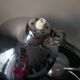 Lampe de bureau flexible chrome 40'