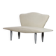 Banquette en similicuir des années 1980
