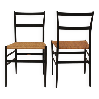 Pair Of 699 Superleggera Chairs Designed By Gio Ponti For Cassina. Italy, 1957.