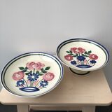 2 cake dishes