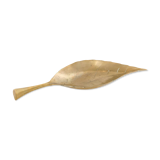 Empty brass leaf pocket