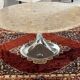 Table basse pied tulipe marbre vintage 1970