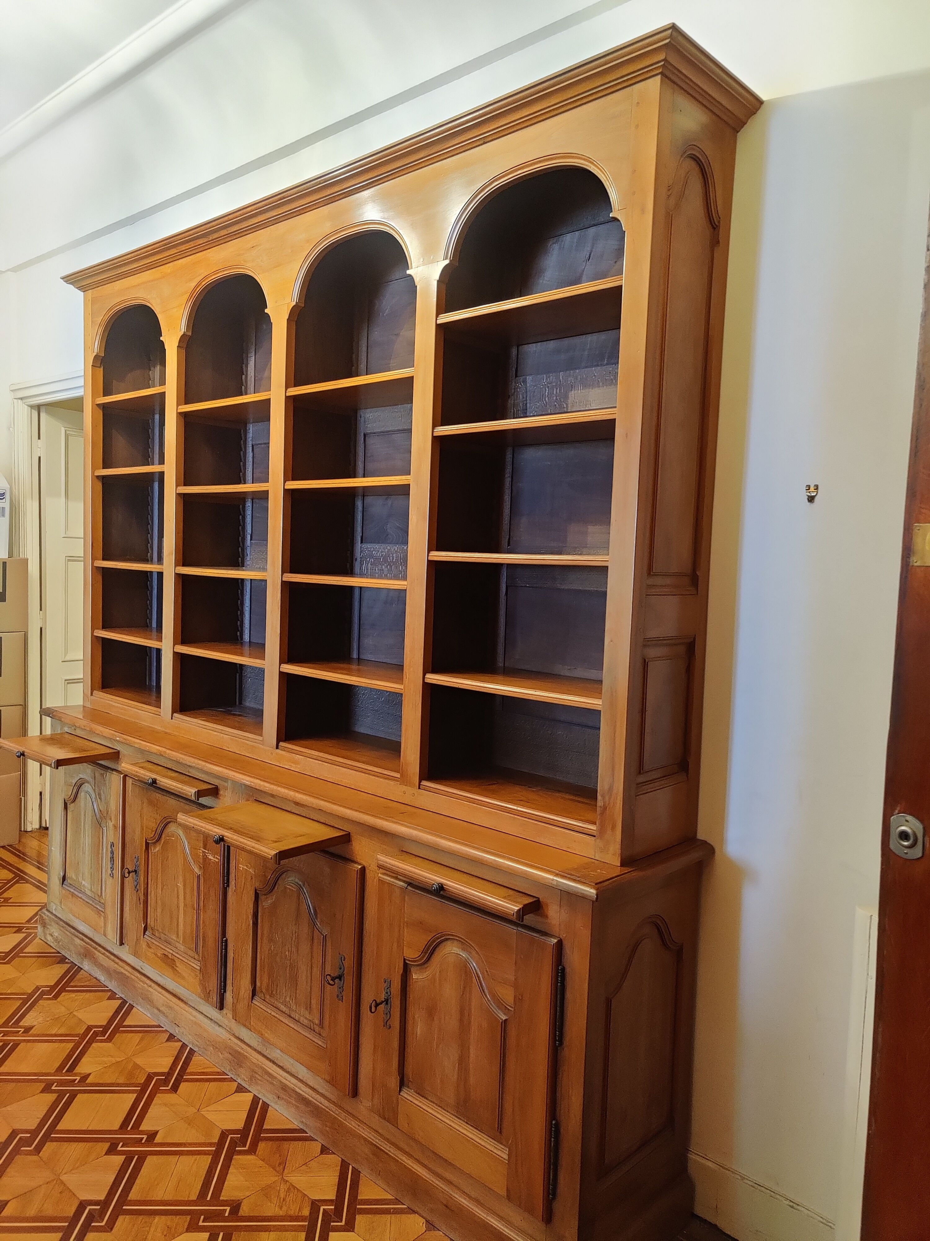 Walnut bookcase
