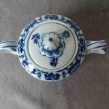 Vista alegre margao blue and white porcelain sugar bowl