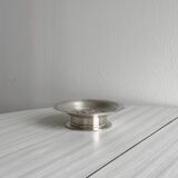 Coquillor silver metal butter dish