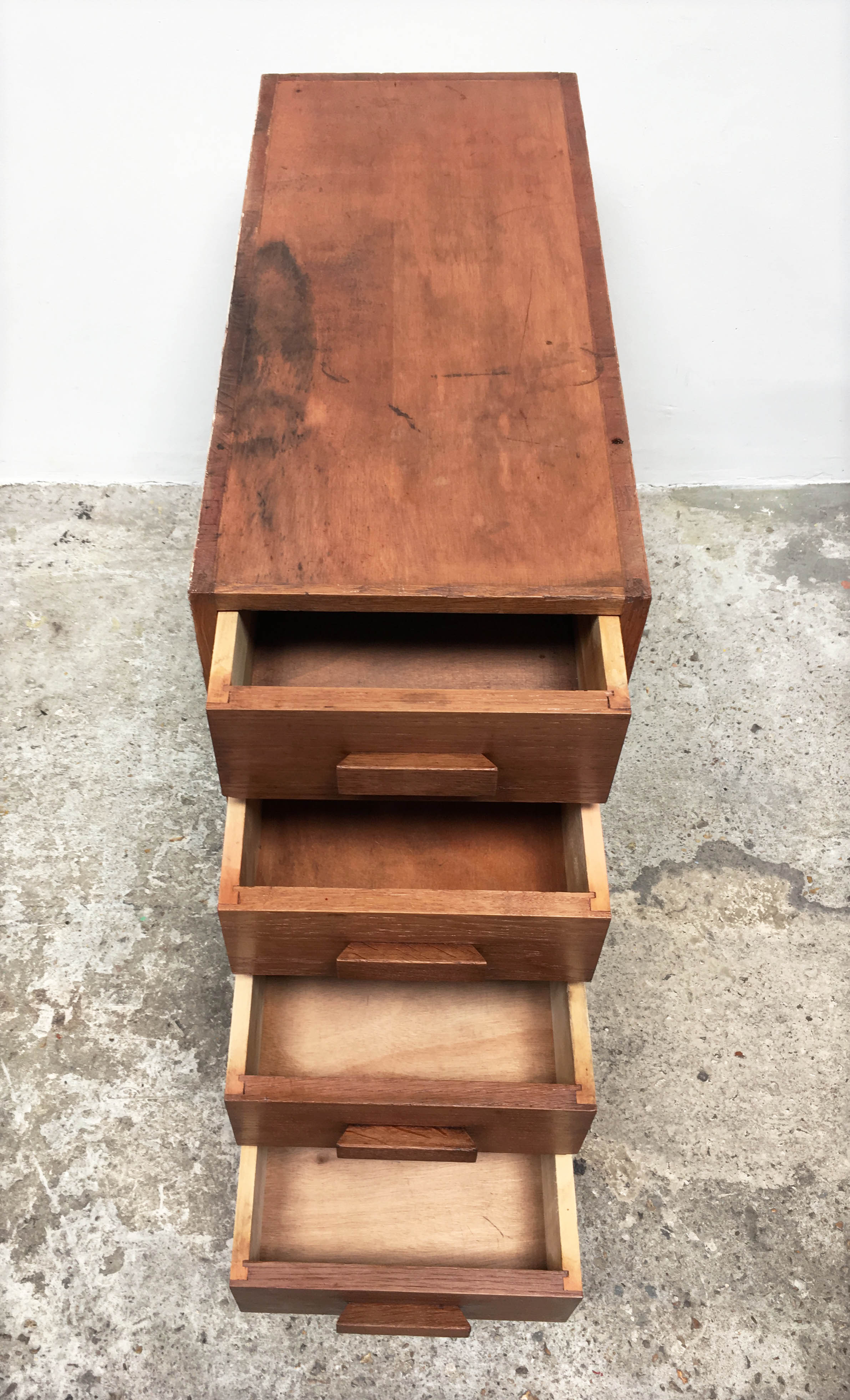 Block of 4 drawers office