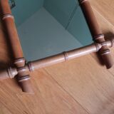 Bamboo mirror 47x41 cm