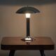 Original artdeco table lamp, chrome, functional electrification, czechia, 1930s