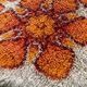 Desso pure wool round rug from the 70s
