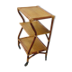 Rattan trolley on castors