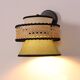 Bamboo Sconce, Wall Lighting, Fabric Sconce,Bamboo Lampshade