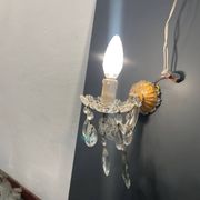 Crystal Maria Teresa Sconces Set of 3 1950’s