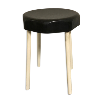 Tabouret 1960 métal et coque