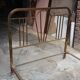 Double brass bed