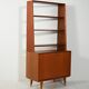 Scandinavian teak bookcase with cabinet, 1950s–1960s
