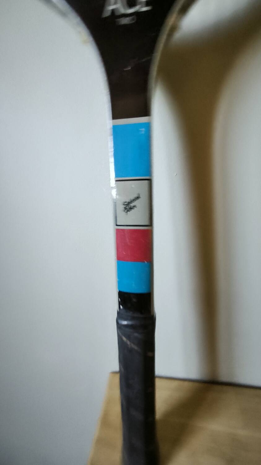 Vintage wooden tennis racket Ace Two Sport 2000