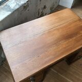 Desk with drawers in oak