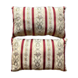Rectangular cushions in antique fabric