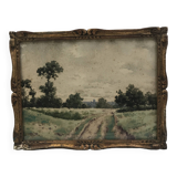 Watercolor on paper "around Chartres"