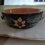 Alsatian enamelled stoneware bowl.