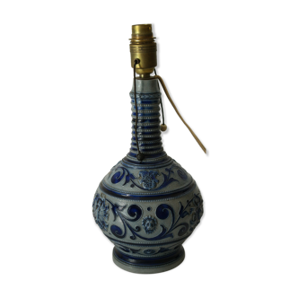 Lamp foot Sandstone blue Alsace/Germany XXth