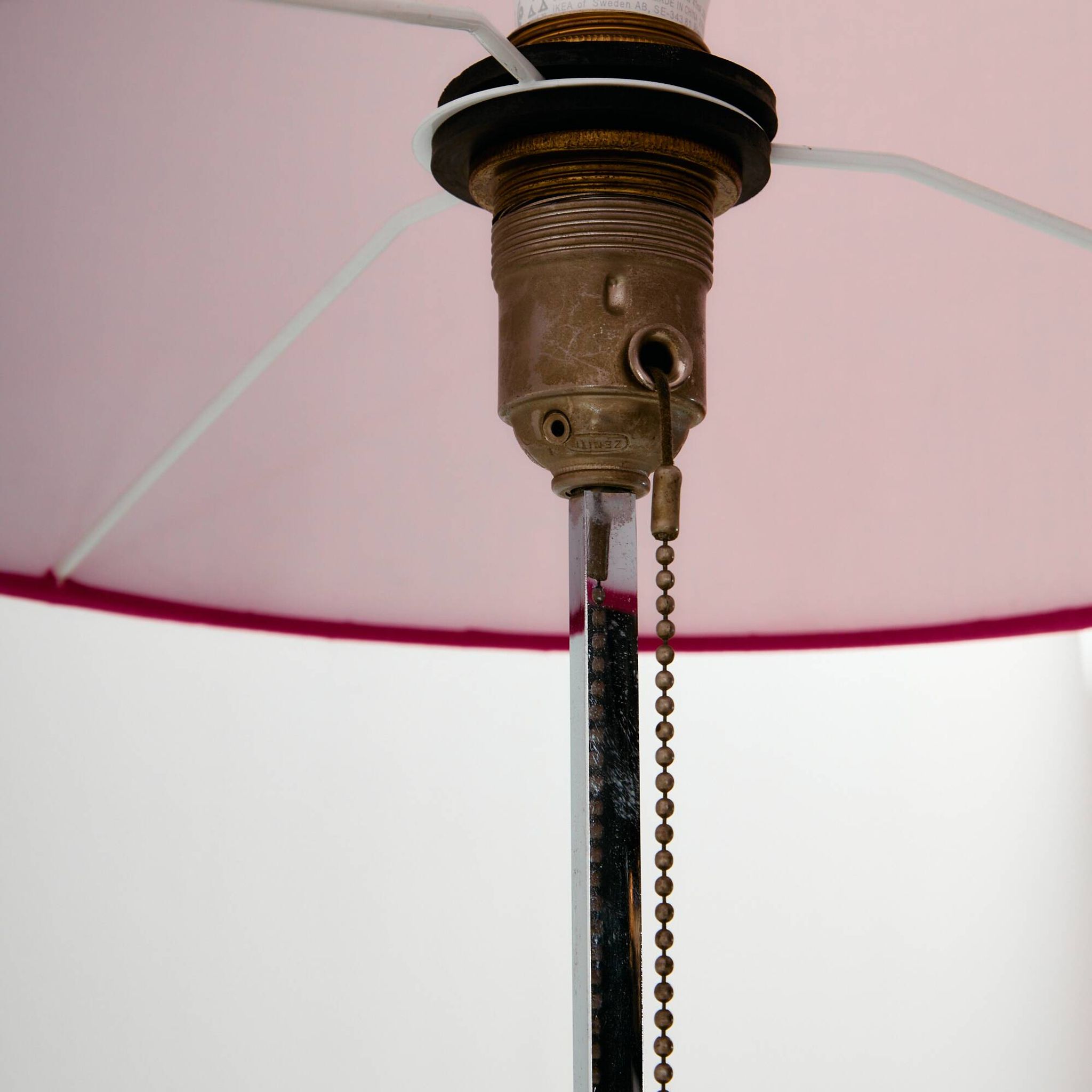 Lampadaire chromé