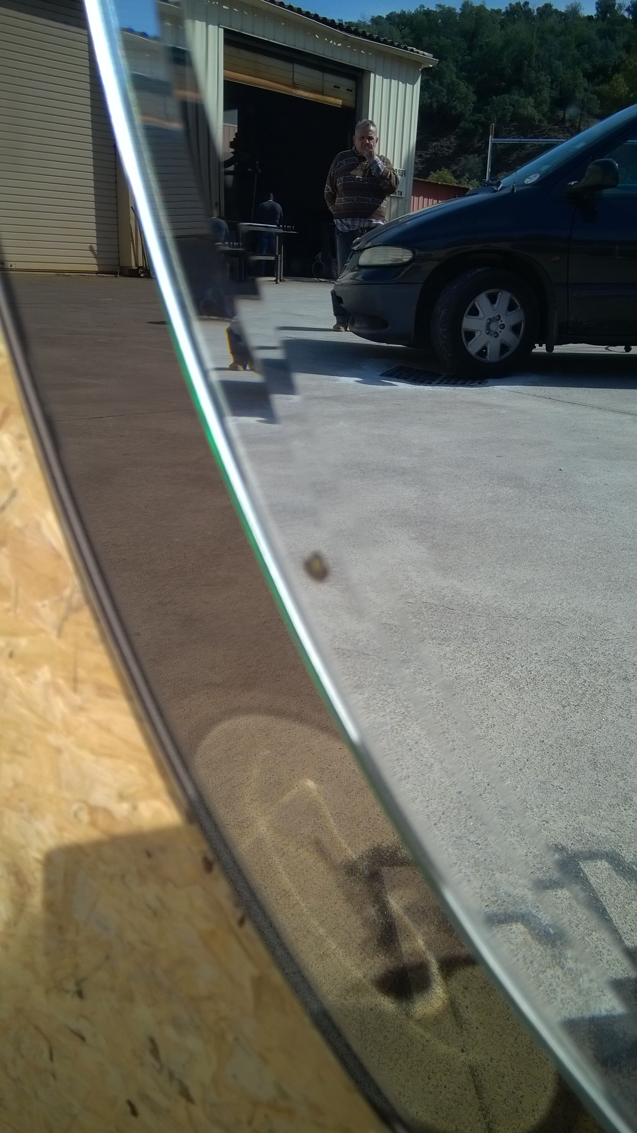 Luxor crystal oval mirror by Antonio Lupi