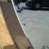 Luxor crystal oval mirror by Antonio Lupi