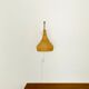 Danish Teak and Wicker Wall Lamp