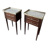 Pair of Louis XVI style bedside tables