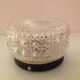 Round ceiling light glass, ground edge diamond