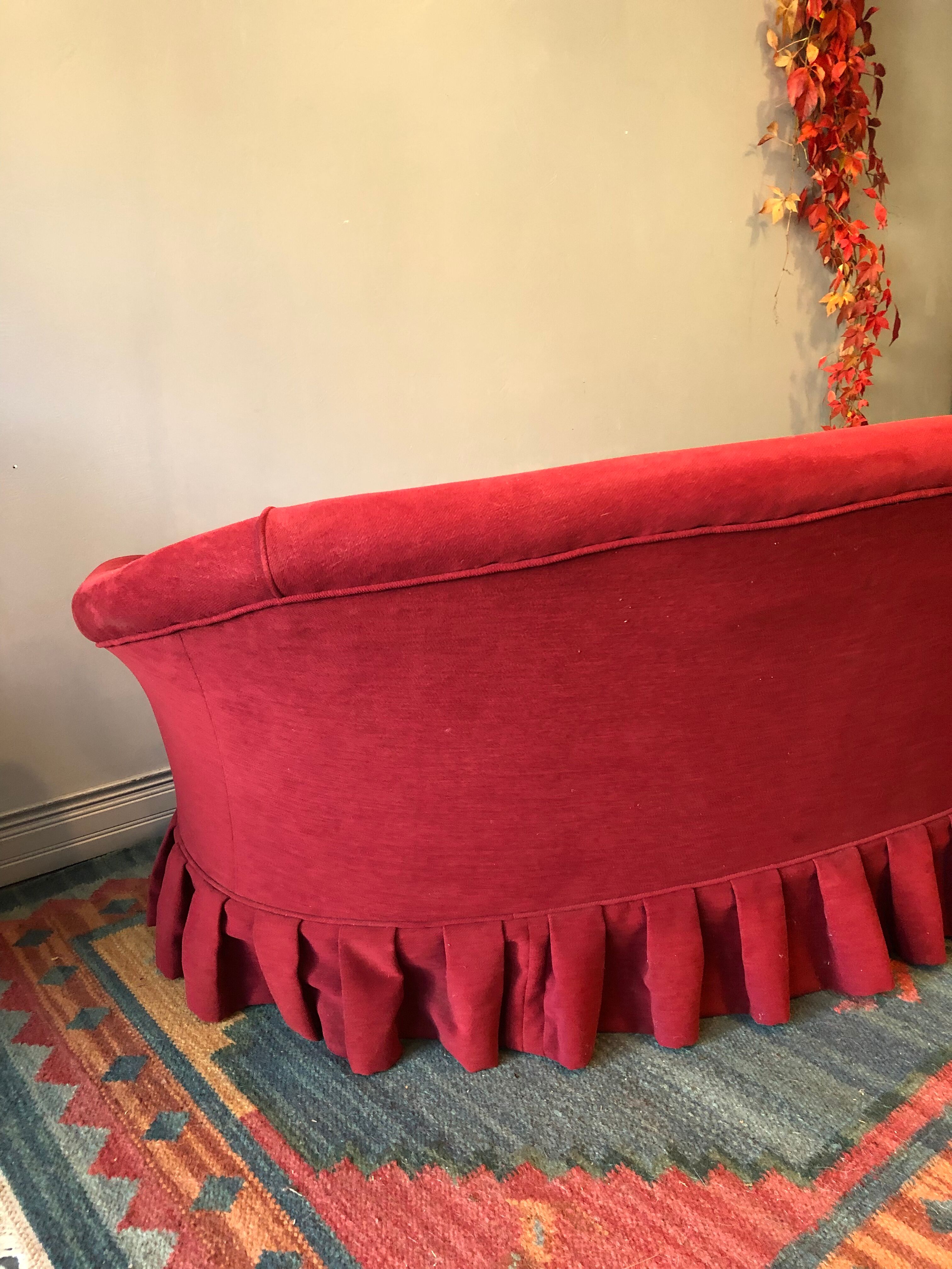 Napoleon III period toad sofa