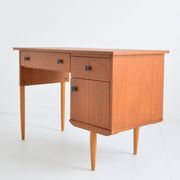 Scandinavian teak desk 1960 vintage
