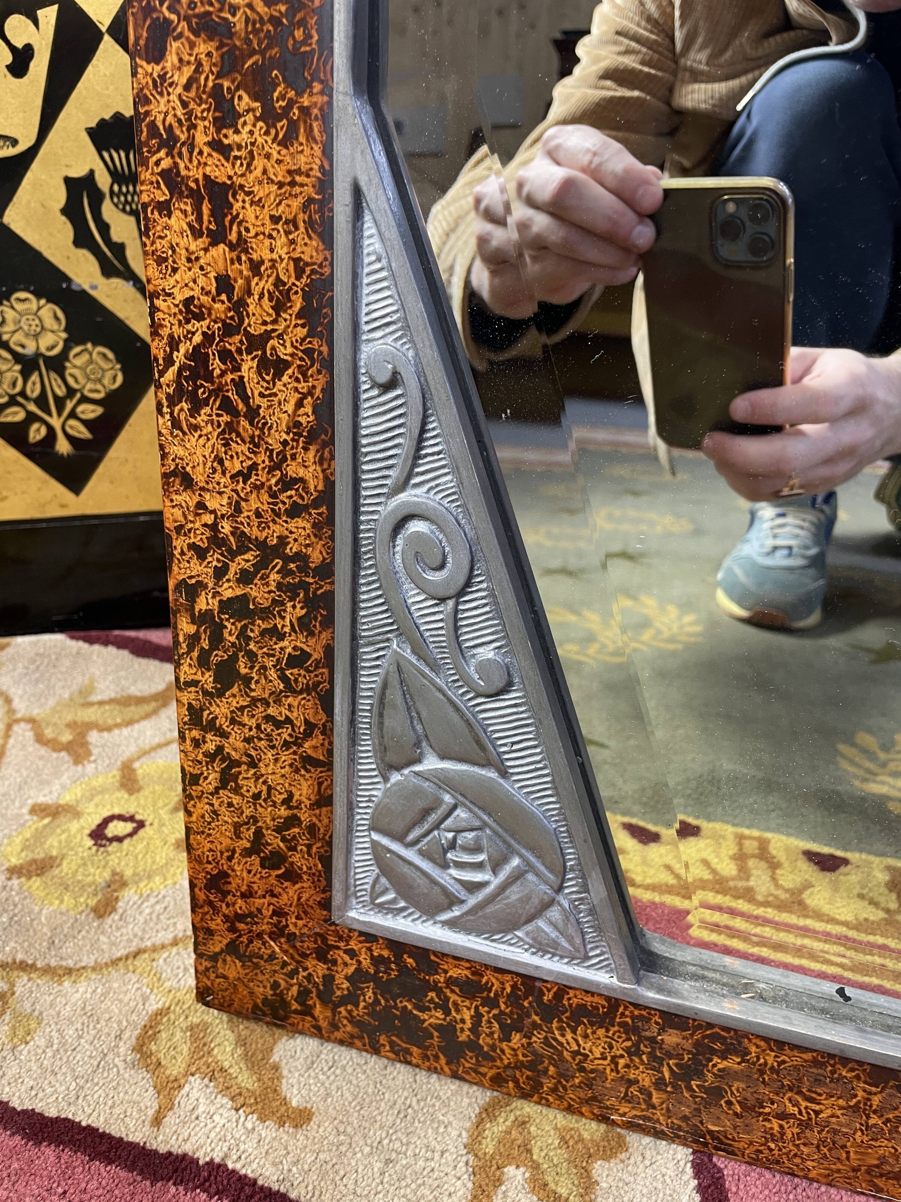 Art deco period mirror