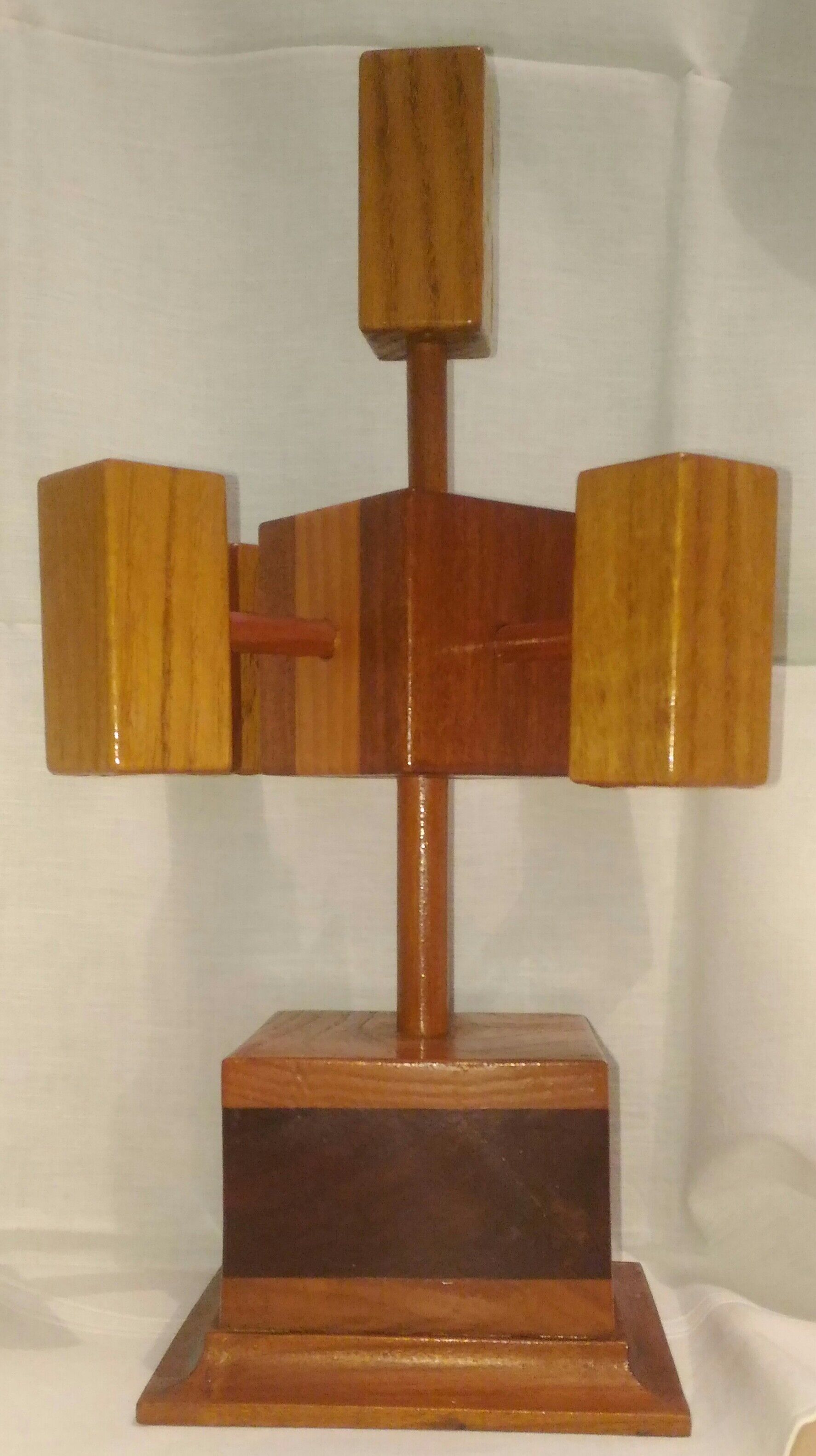 Wooden bougeoir, Scandinavian style